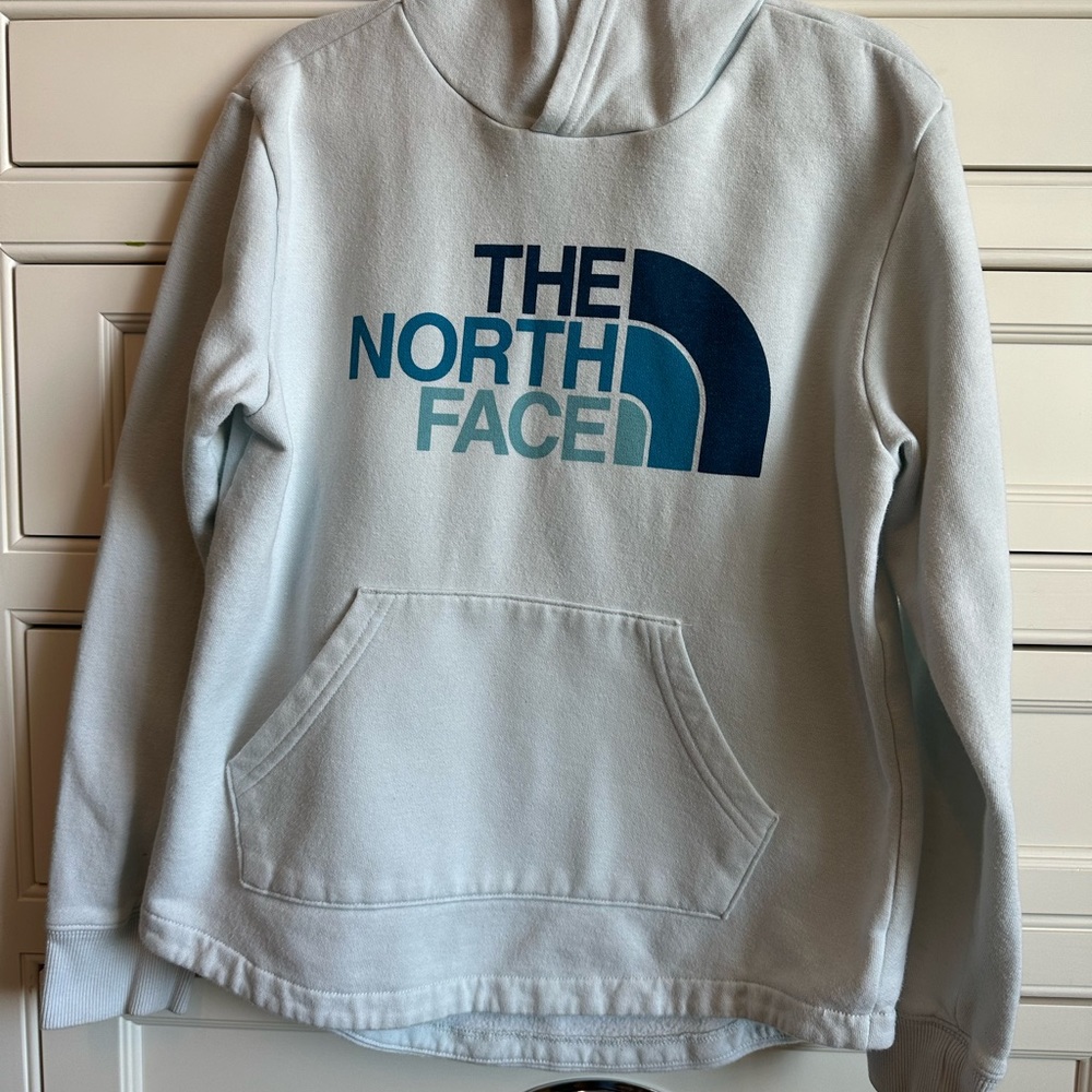 Girls North Face sweatshirt size 10/12